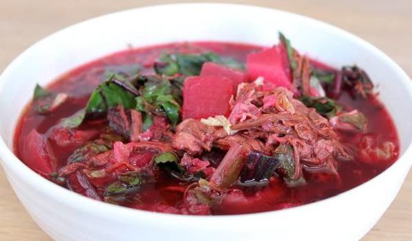 Paleo-Friendly Spare Rib and Beet Soup